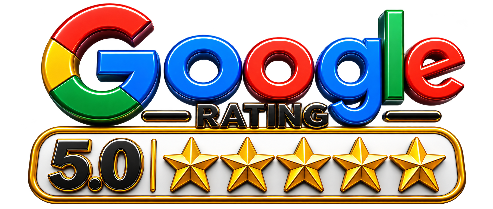 Google 5.0 star rating